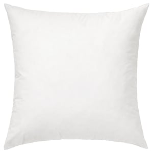 FJÄDRAR Coussin à recouvrir, blanc, 26x26 "