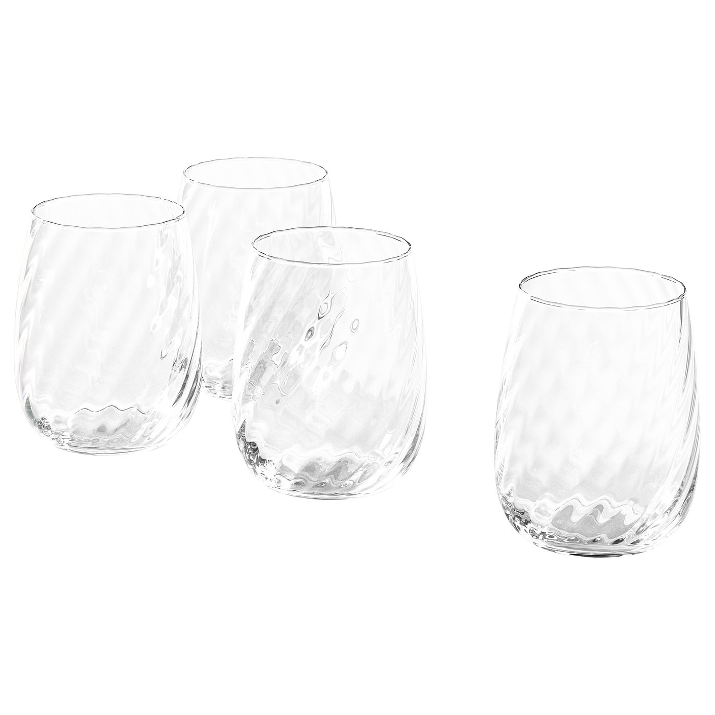 FJÄLLUGGLA Verre, verre clair, 13 oz