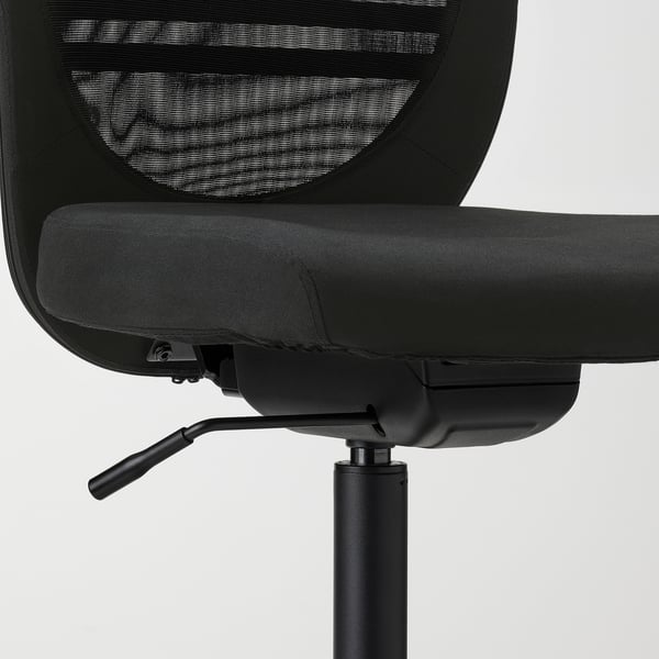 FLINTAN Chaise de bureau, noir