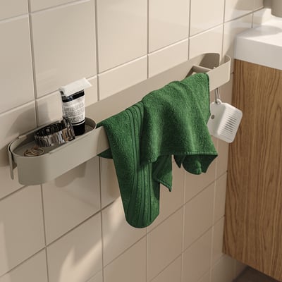 FLORSJÖN Porte-serviettes, beige, 24 ½ "