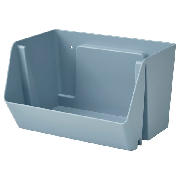 FODERTRÅG Rangement bureau/mural, bleu gris, 9 ¾x7x6 "