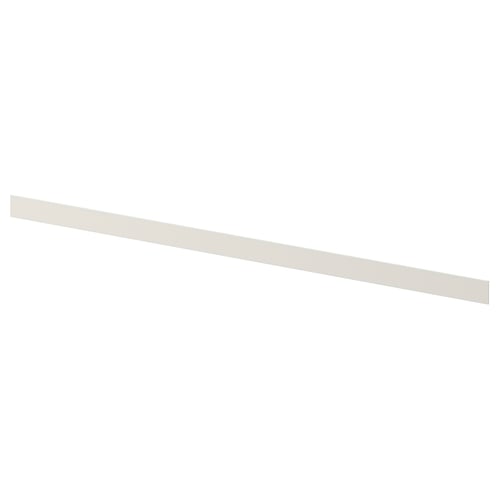 FÖRBÄTTRA Bandeau de finition et fixations, blanc, 36x7/8 "