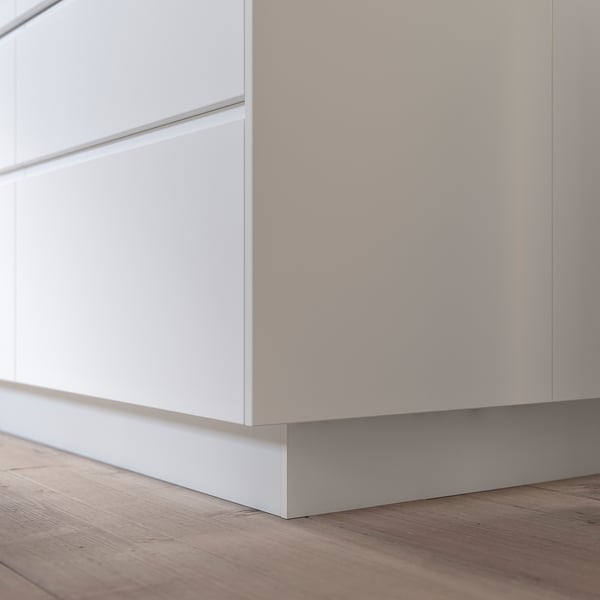 FÖRBÄTTRA Plinthe, blanc mat, 84x4 1/2 "
