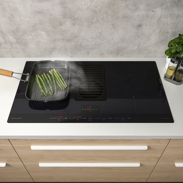 FÖRNEBO Table de cuisson av hotte intégrée