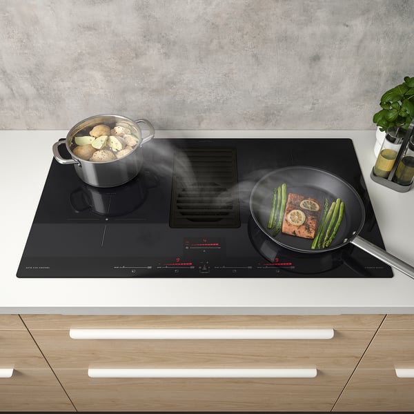 FÖRNEBO Table de cuisson av hotte intégrée