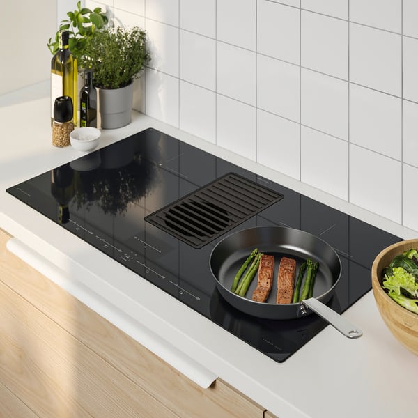 FÖRNEBO Table de cuisson av hotte intégrée