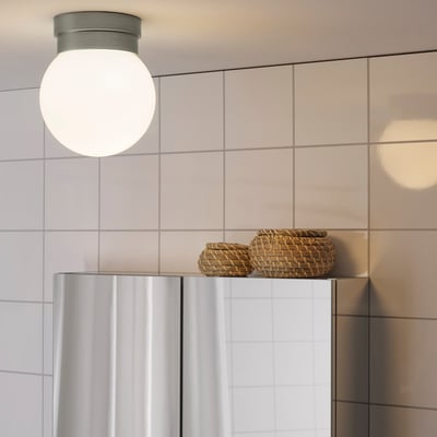 FRIHULT Plafonnier/applique, couleur inox