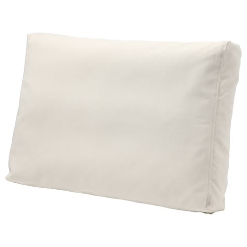 FRÖSÖN Housse pour coussin dossier, extérieur beige, 24 3/8x17 3/8 "