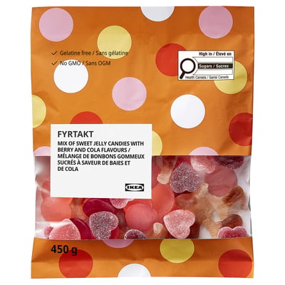 FYRTAKT Assortiment de bonbons gélifiés, 16 oz