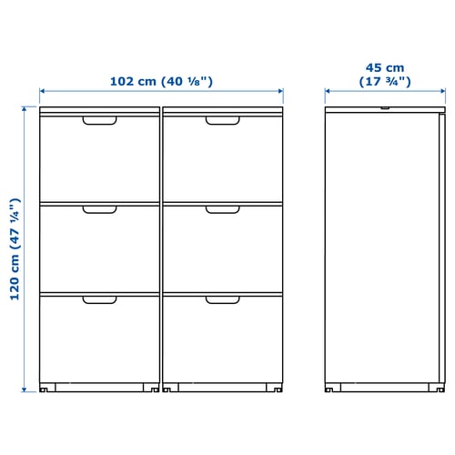 GALANT Rangement pour dossiers, frêne plaqué teinté noir, 40 1/8x47 1/4 "