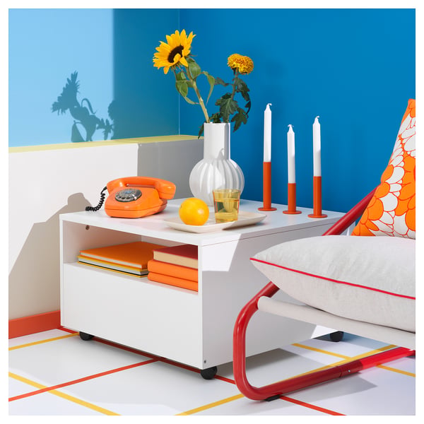GARNANÄS Table basse, blanc, 25 5/8x25 5/8 "