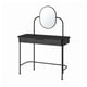 GRÅFJÄLLET Coiffeuse, anthracite, 39 3/8x16 1/2 "