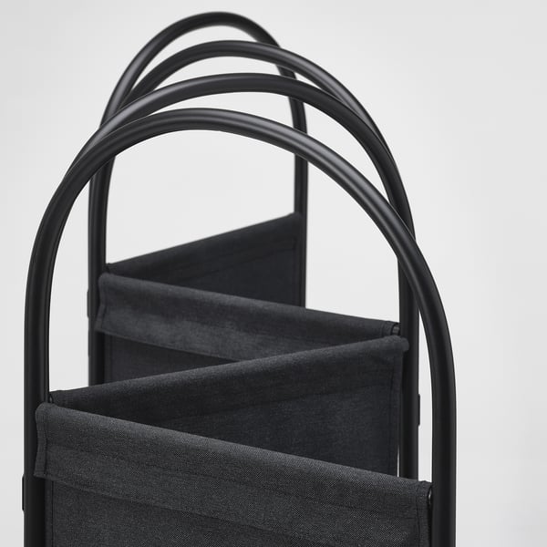 GRÅFJÄLLET Paravent, anthracite, 59x68 7/8 "