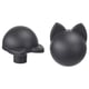 GREJSIMOJS Boutons, anthracite/chat, 1 1/2 "