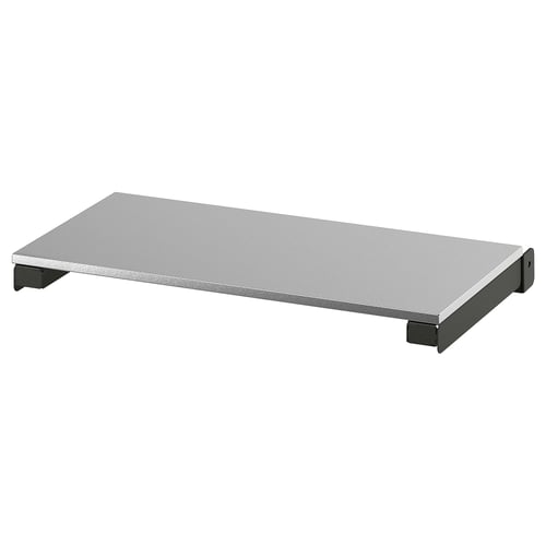GRILLSKÄR Table d'appoint, extérieur, noir acier inox/extérieur, 11 3/4x24 "
