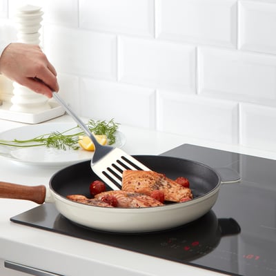 GRUNKA Ustensiles, 4 pièces, acier inox