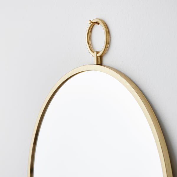 GRYTÅS Miroir, couleur or, 9 7/8 "