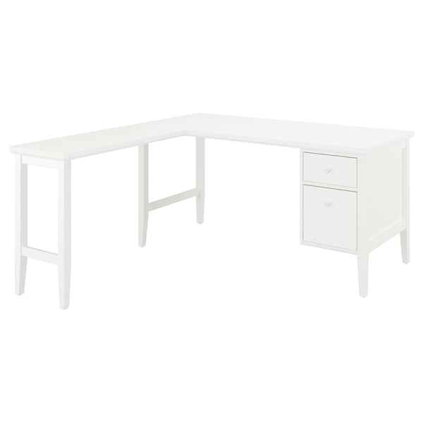 GULLABERG Bureau en L, dossiers suspendus/blanc, 61x61x29 1/2 "
