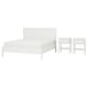 GULLABERG Mobilier chambre, ensemble de 3, blanc, Très grand 2 places