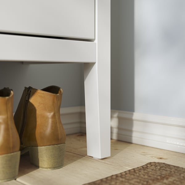 GULLABERG Range-chaussures à 2 casiers, blanc, 34 5/8x11 3/4x48 "