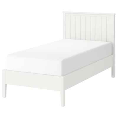GULLABERG Structure de lit, blanc, 1 place