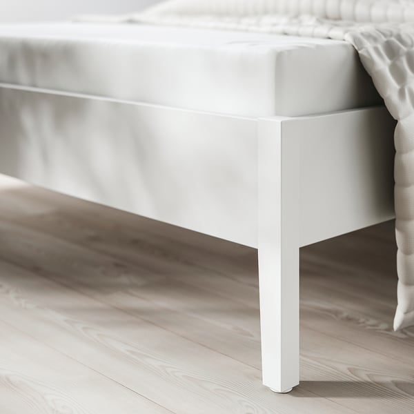 GULLABERG Structure de lit, blanc, 2 places