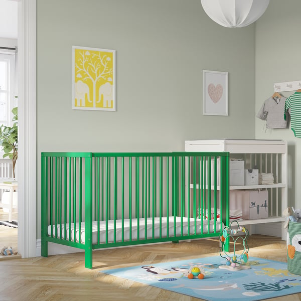 GULLIVER Lit de bébé, vert, 27 1/2x52 "