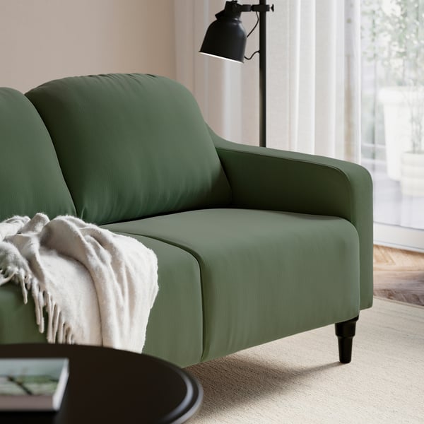 GULLVALLA Canapé, Silkeryd gris-vert