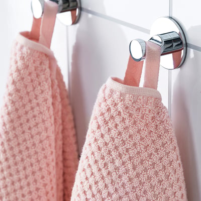 GULVIAL Serviette de bain, rose clair, 28x55 "