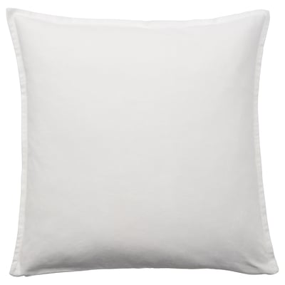 GURLI Housse de coussin, blanc, 20x20 "