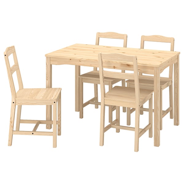 HÄGERNÄS Table et 4 chaises, pin