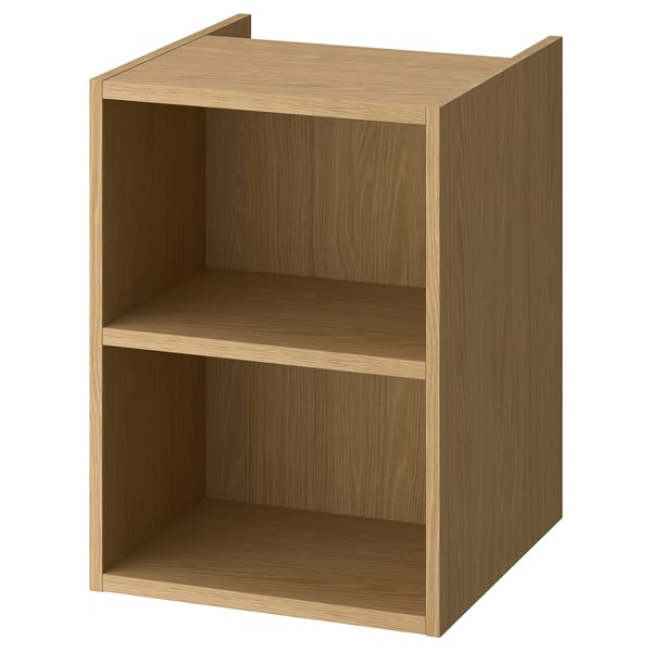 HAGAÅN Rangement ouvert, eff chêne, 18x21x25 1/8 "