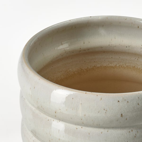 HASSELBUKETT Cache-pot, intérieur/extérieur/beige, 4 ¾ "