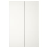 HASVIK Portes coulissantes, 2 pièces, blanc, 59x92 7/8 "