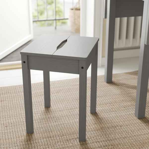 HAUGA Tabouret, gris