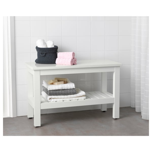 HEMNES Banc, blanc, 32 5/8 "