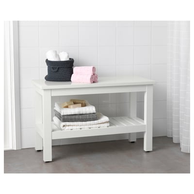 HEMNES Banc, blanc, 32 5/8 "