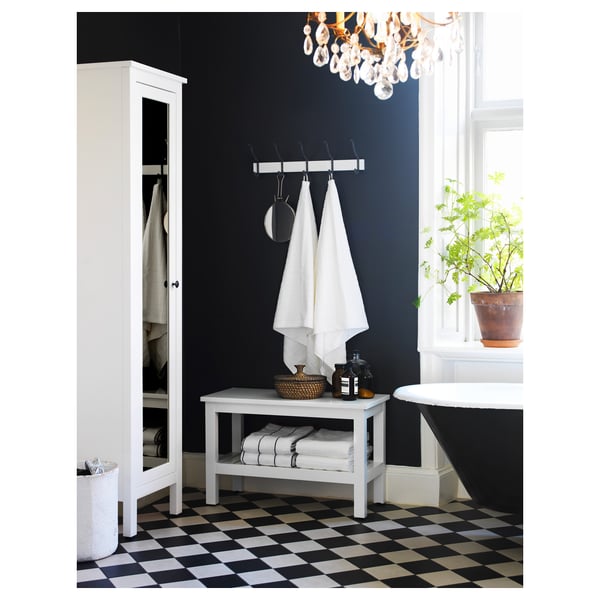 HEMNES Banc, blanc, 32 5/8 "