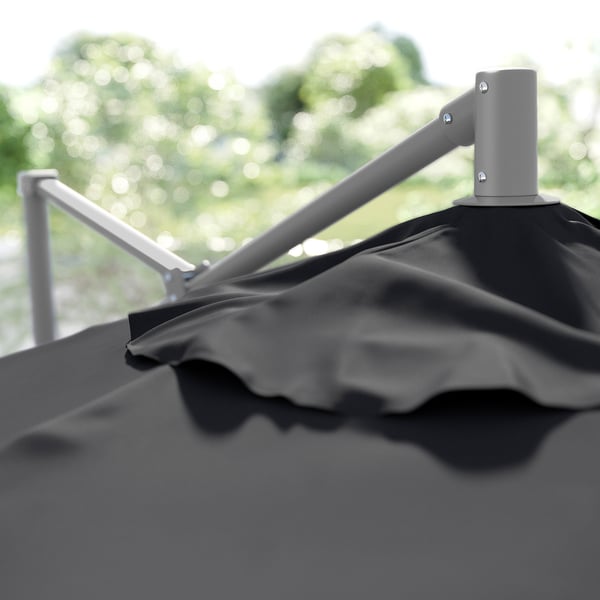 HISSÖ Parasol suspendu, anthracite, 118 1/8 "