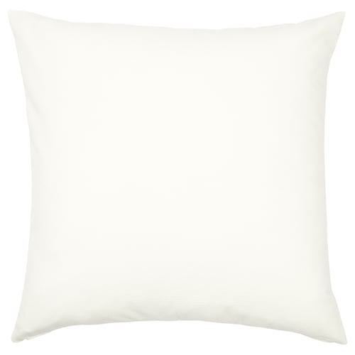 HJÄRTERÖ Housse de coussin, blanc cassé extérieur/intérieur, 26x26 "