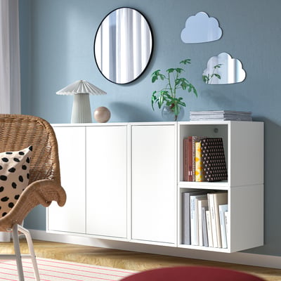 HOLMÖARNA Miroir, forme de nuage, 11 3/4x7 1/8 "