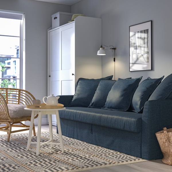 HOLMSUND Canapé-lit, Kilanda bleu foncé