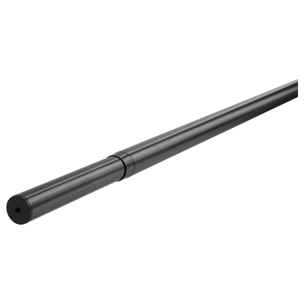 HUGAD Tringle à rideaux, noir, 47-83 "