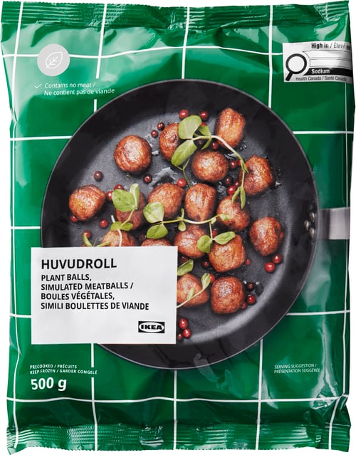 HUVUDROLL Boulettes végétales, 1 lb 2 oz