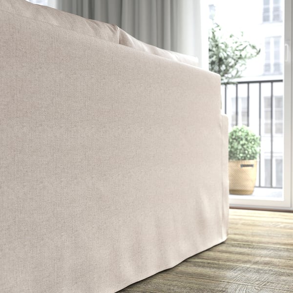 HYLTARP Causeuse, Gransel écru