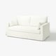 HYLTARP Causeuse-lit, Hallarp blanc