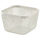 IKEA 365+ Panier pour aliments, métal/blanc, 5 1/2x5 1/2x3 7/8 "