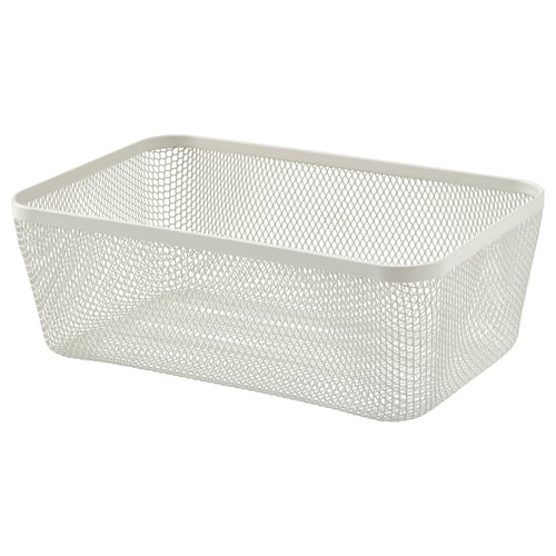 IKEA 365+ Panier pour aliments, métal/blanc, 11 3/4x7 7/8x4 3/8 "