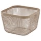 IKEA 365+ Panier pour aliments, métal/gris-brun clair, 5 1/2x5 1/2x3 7/8 "