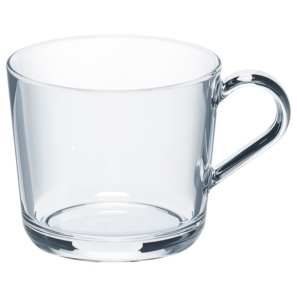 IKEA 365+ Tasse, verre clair, 12 oz